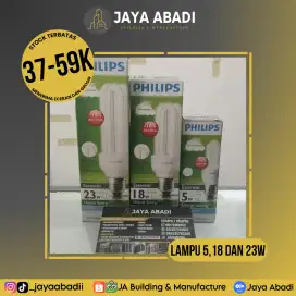 LAMPU PHILIPS ESSENTIAL 5W, 18W DAN 23W HEMAT ENERGI