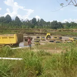 Material Pasir Batu Gunung Tanah Timbun kerikil Bata Split alat berat