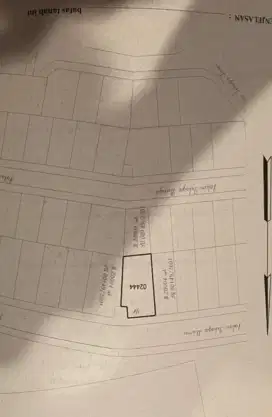 tanah dijual luas 127mtr