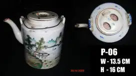 Antique Chinese teapot porcelain 3