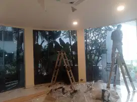 Kaca film riben rumah jendela