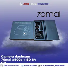 Dashcamp 70mai a500s + SD 64 GB