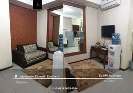 Jual Apartement Thamrin Residence Middle Floor 1BR Furnished View Pool