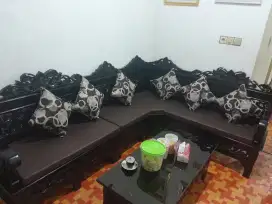 Kursi jati sudut kokoh