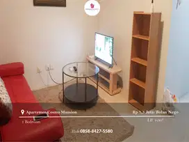 Disewakan Apartement Cosmo Mansion 1 BR Furnished Bagus Mid Floor
