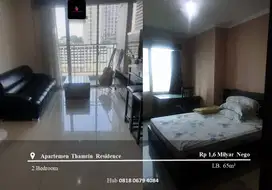 Dijual Apartement Thamrin Residence 2BR Full Furnish View Utara/timur