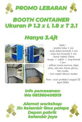 Promo!! Booth Container 11