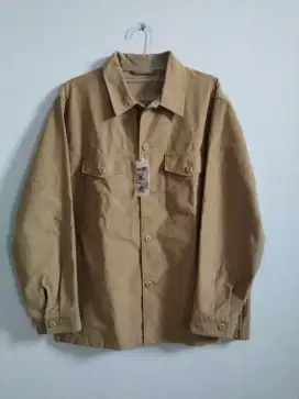 Jaket Uniqlo (asli) Kemeja Luaran Lengan Panjang Ori XL