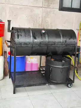 Pit smoker bbq panggangan barbeque