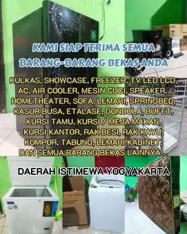 DIBELI TINGGI BARKAS TV LED AC KULKAS FREEZER MESIN CUCI SOFA SPRINGBE