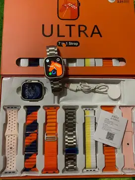 Smartwatch series ultra 49mm, plus 7 strap support ios & android