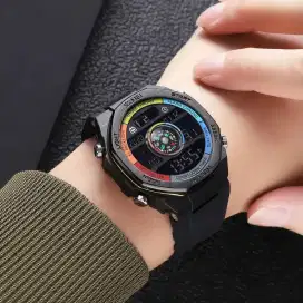 Jam tangan sporty SKMEI compass original