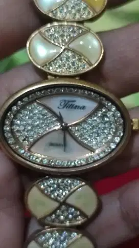 Titina Rose Gold Plated Austrian Rhine Stone Water Resistant Wristband