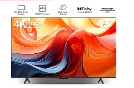 TCL LED TV 43 Google TV Android 12 UHD 4K Dolby Atmos HVC2.0 TERBARU