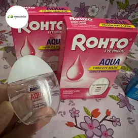 Rohto Eye Drops AQUA 13 ML. Tetes Mata Impor Malaysia