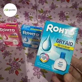 Rohto DRY AID Eye Drops 13 ML. Tetes Mata Rohto Impor Malaysia