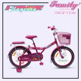 SEPEDA ANAK FAMILY 18INCH PINK