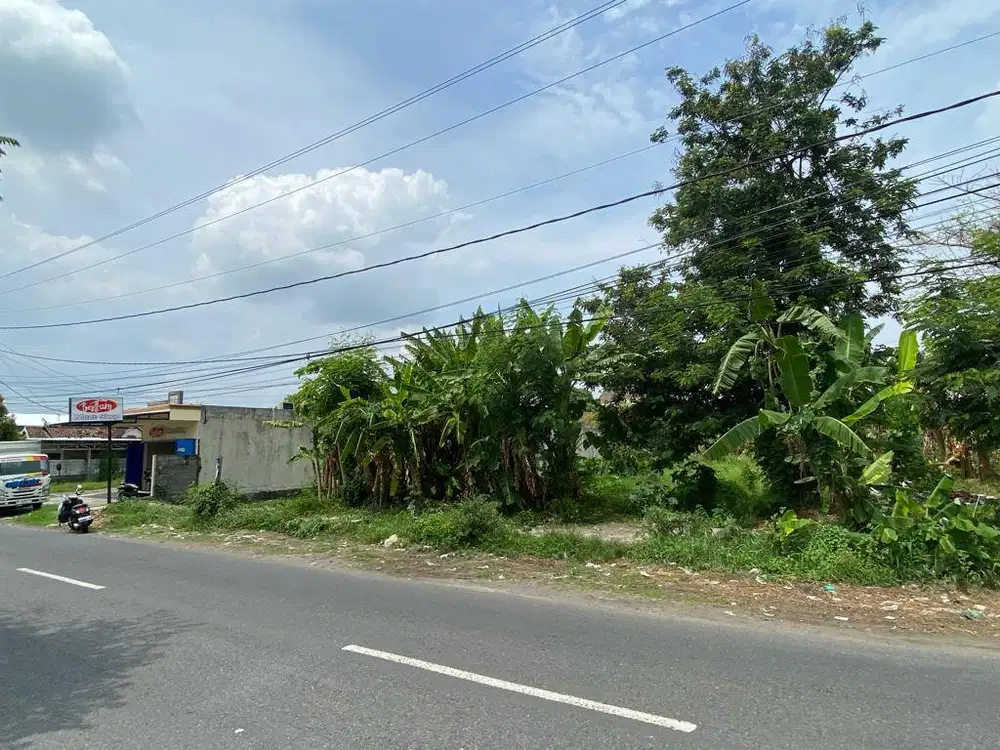 Dijual Tanah Pekarangan Pinggir Jalan Strategis di Yogyakarta