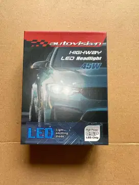 JL MURAH : AUTOVISION Lampu LED Headlight Highway 45 W Putih