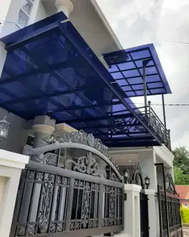 Kanopi solarflat kaca alderon solartuff & canopy plafon pvc minimalis