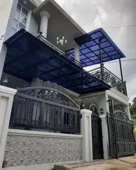 Kanopi solarflat kaca alderon solartuff & canopy minimalis plafon pvc