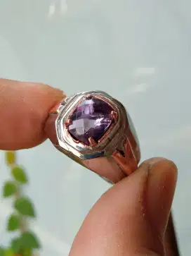 Batu Cincin Kecubung Amethyst