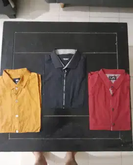 DIBORONG 3 KEMEJA LENGAN PANJANG ( SZ L )