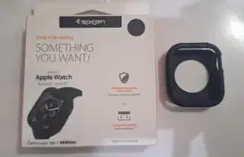 Case Apple Watch SE and Series 44mm Black Spigen Rugged Armor New