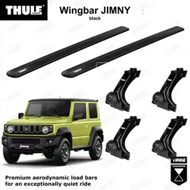 Thule Crossbar Suzuki Jimny  (Wingbar Evo Black 127cm & Kit Foot 9512)