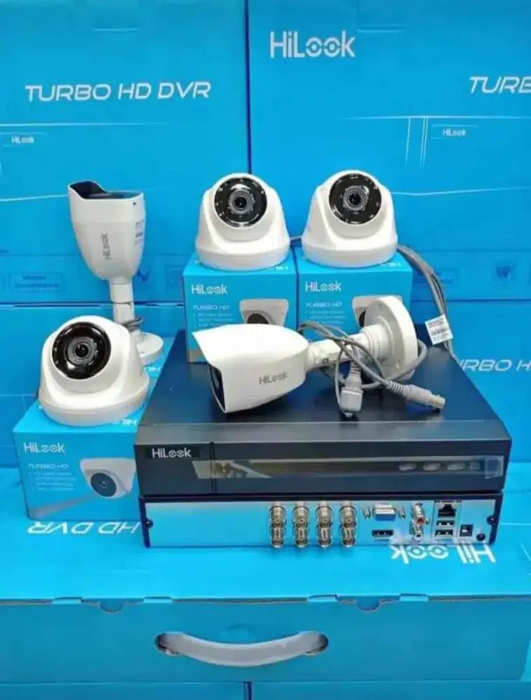 Kamera CCTV merk Hilook HIKVISION terkumplit