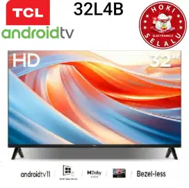 TCL Smart Android TV 32 Inch 32L4B Dolby Digital Frame Less HDR View