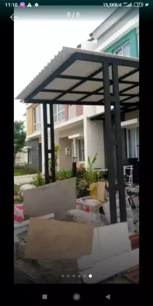 Pemasangan atap baja ringan 01