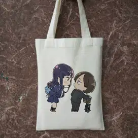 Tas Bokuyaba Figure Tote Bag Anna Yamada Boku No Kokoro Totebag