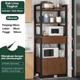 Rak dapur rak serbaguna minimalis