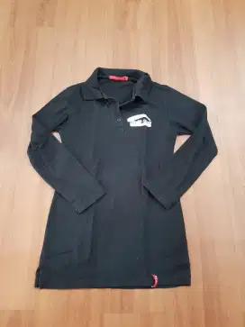 Poloshirt wanita lengan panjang ukuran M