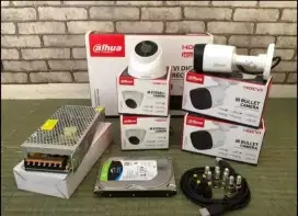 Ready stok segera pasang paket kamera CCTV merk Hilook terkumplit