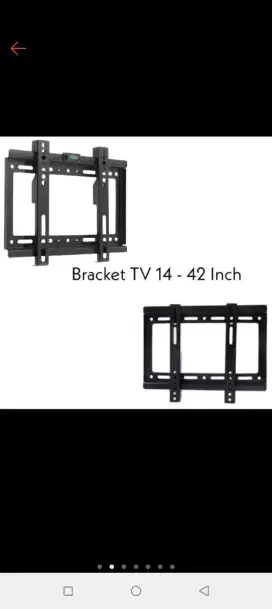 Bracket/breket/briket tv led + pasang