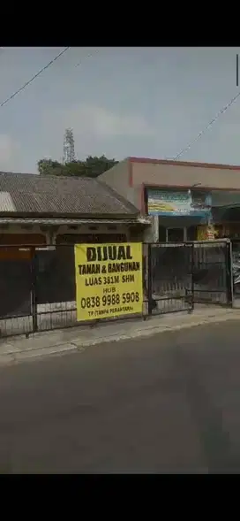 Jual tanah dan bangunan RTM Kelapa Dua Depok