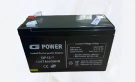 Di Jual Baterai VRLA UPS Merk G Power 12 V 7 ah,9ah,5ah