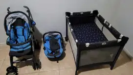 Jual 1 set, kereta bayi, box Bayi, car seat