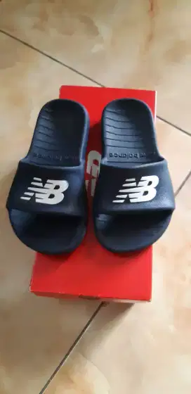 Sendal New Balance Blue Navy Full Rubber