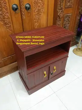 Almari Lemari Meja Rak Televisi Aquarium Akuarium Dispenser TV Kayu #3