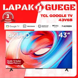 LED TCL 43 43V6B 4K UHD SMART ANDROID Google TV T-Screen Dolby Audio