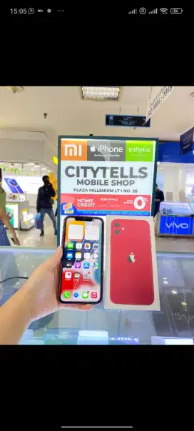 Iphone 11 64GB Second Imei Permanent(Red)