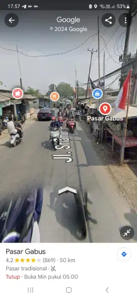 Tanah komersil di sewakan atau di jual.
