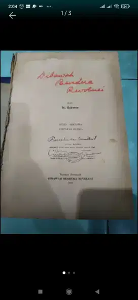 BUKU LAWAS BERJUDUL DIBAWAH BENDERA REVOLUSI