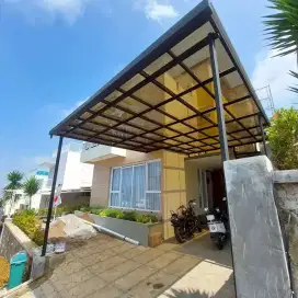 Kanopi solarflat alderon solartuff kaca & canopy plafon pvc minimalis