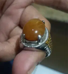 Cincin Batu Bacan Obi Kristal Original 100%