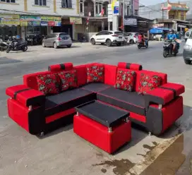 Sofa L mewah full busa