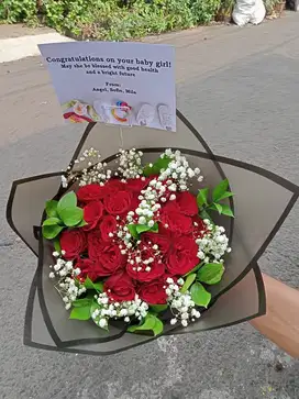 Buket bunga segar | bunga mawar dll pengiriman jabodetabek